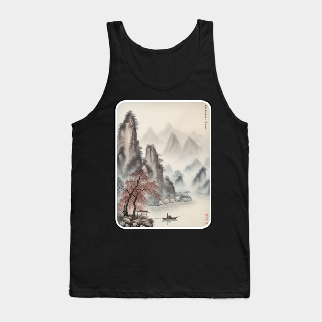 Alpine Beauty Japanese Tank Top by Smile Moon